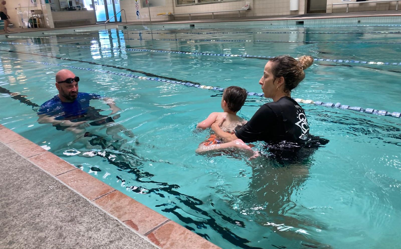Hydrotherapy with Chad and Marina